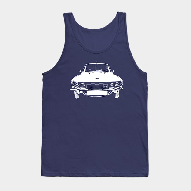 Rover P6 1960s-1970s British classic car monoblock Tank Top by soitwouldseem